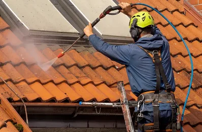Démoussage et hydrofuge de toiture au Château-d'Oléron